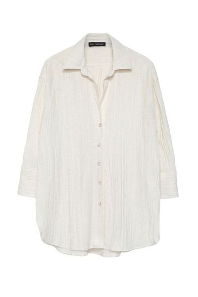 Quzu 23Y11576 Quz Side Slit Shirt