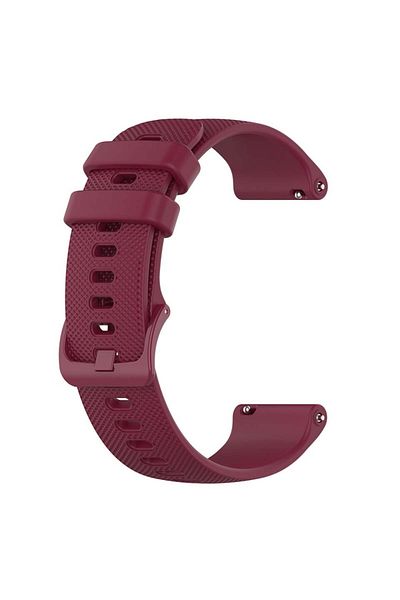 SKYDDAR INNOVATION Curea din silicon pentru Samsung Galaxy Watch 4/5/Active 2, Huawei Watch GT 3 /GT 3 Pro, W006 - Bordeaux