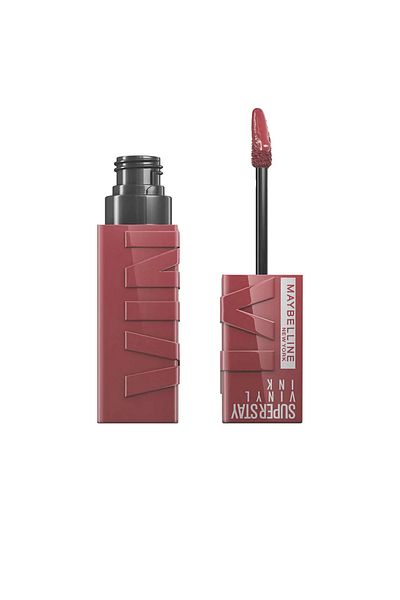 Maybelline New York Ruj lichid lucios cu rezistenta de pana la 16h, Superstay Vinyl Ink, 40 witty, 4.2 ml