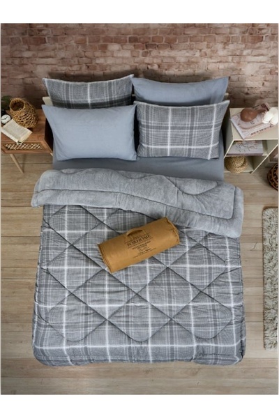 argehome Double Welsoft Sleeping Set Double Sided Wellsoft Fluffy Fleece Quil...