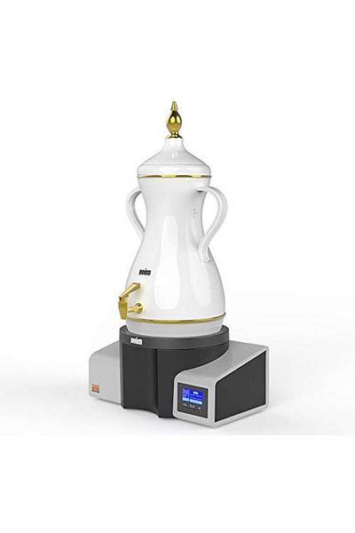 BUNCA Arabic Coffee Maker Guest Pot Style 7L from Deem, White, Glass