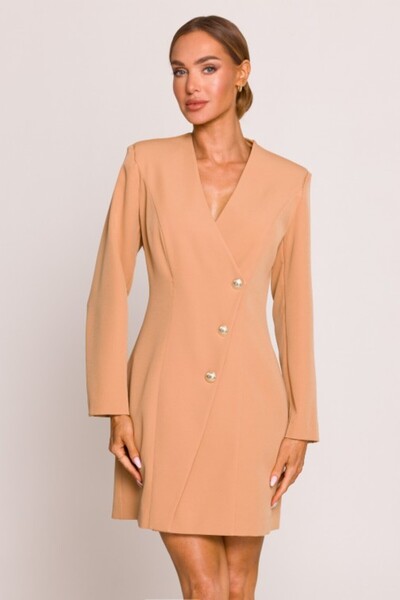 Made of Emotion Blazer dress with gold buttons