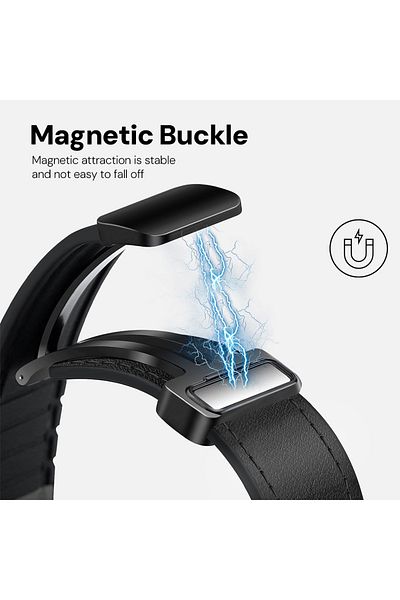 O Ozone 22mm Silicone Bands | Samsung Galaxy Watch 3 45mm/Galaxy Watch 46mm/Gear S3 Frontier/Classic | Black
