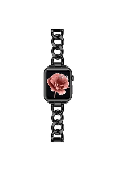 O Ozone Apple Watch Ultra 49mm / 45mm / 44mm / 42mm | Cool Chain Metal Stainless Steel Bands | Black
