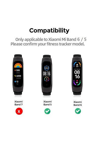 O Ozone Xiaomi Band 6 /5 | Milanese Watch Band Strap | Black