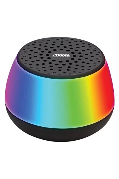 OEM Portable Bluetooth Speaker 3W LED with 3 Colors Round Ø8cm