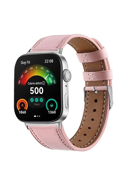 O Ozone Huawei Watch Fit 3 | Leather Straps | Pink