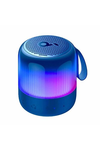 Anker Wireless Speaker SoundCore Glow, 8W, 12-hour battery life, 360° Sound, IP67, Blue