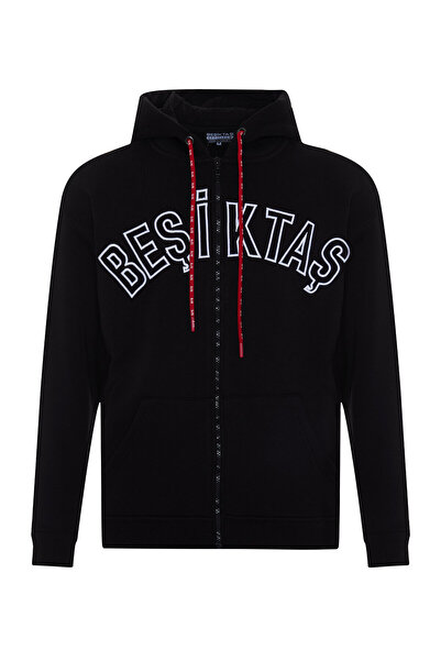 Kartal Yuvası BEŞİKTAŞ BASIC KAPÜŞONLU FERMUARLI SWEATSHIRT 7525998