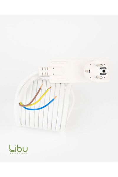 Libu Electric İnce Fiş – Kablolu 3x1.5 mm² | Beyaz