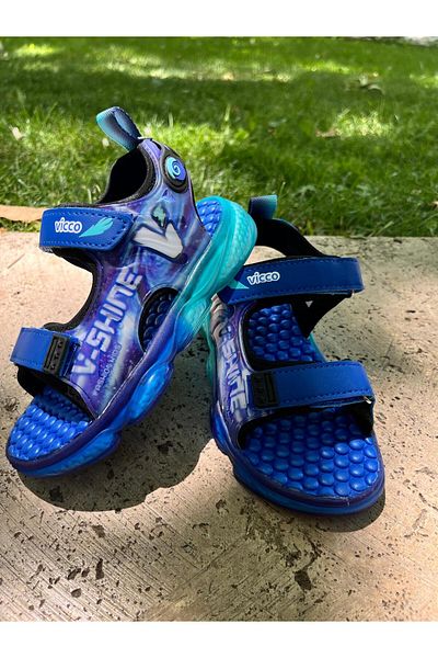 Vicco Size 22-30 Lighted Non-Slip Comfortable Sole Boys Sandals