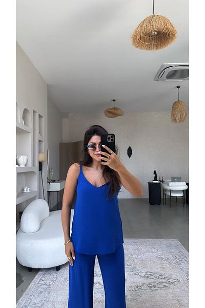 Buket Teke Saks Blue Rope Strap Basic Tiril Set