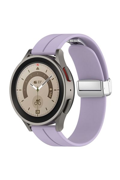 SKYDDAR INNOVATION Silicone Strap for Huawei Watch GT 2 /GT 2 Pro/GT 3 Pro /Ultimate, Xiaomi Watch S1, W011 - Purple