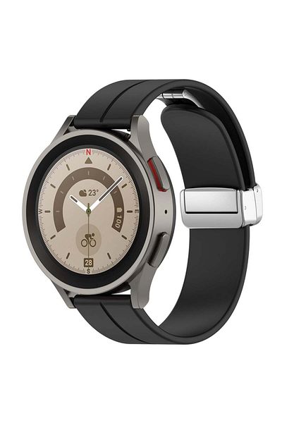 SKYDDAR INNOVATION Silicone Strap for Huawei Watch GT 2 /GT 2 Pro/GT 3 Pro /Ultimate, Xiaomi Watch S1, W011 - Black