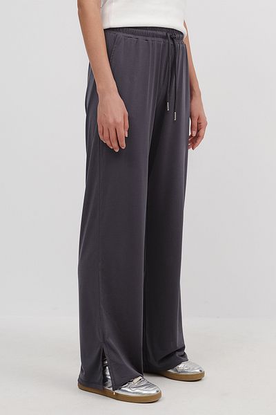 Addax Wide Leg Trousers with Elastic Waist Pn17095-E4