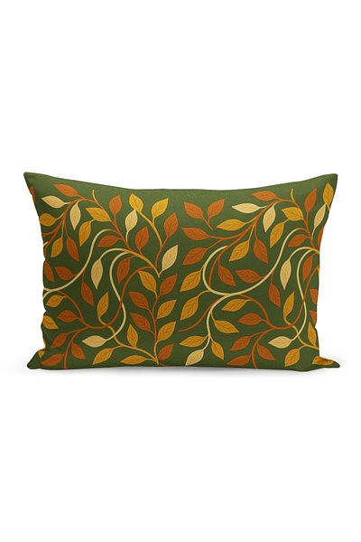 Bertille Home Husă de pernă imprimată digitală pe două părți (aspect de model de broderie Punch/Punch)