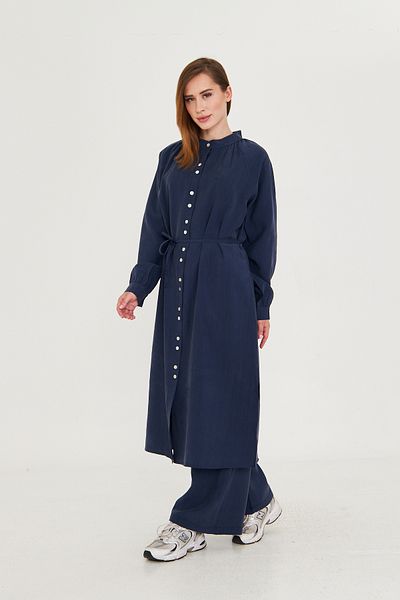 Fezzal Μακρύ πουκάμισο Cupra με μανίκια Reglan