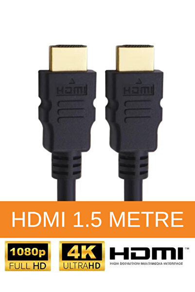 GOBAX 1.5 Metre 4K HDMI Kablo Kalın Kaliteli Full HD PVC Hdmi Kablosu