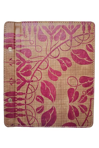 ankara menü A5 23X15 cm Blue Thermo Leather Menu Container – Transparent Acetate, Handcrafted Production
