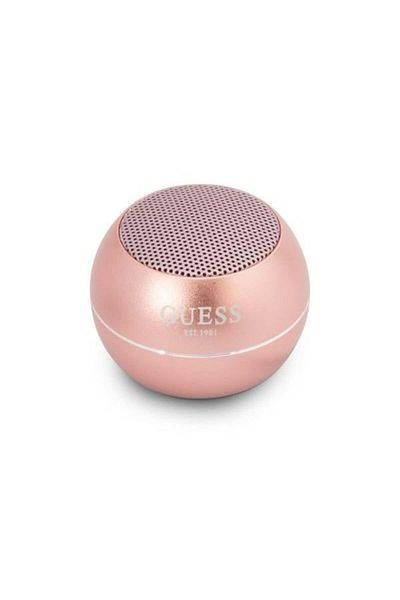 Guess Mini Bluetooth Speaker (GUWSALGEP), 3W, 4 hours of battery life, Pink