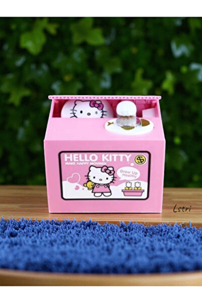 lstri Hello Kitty Figürlü Para Biriktirme Eğitimi Elektronik hırsız kumbara h...