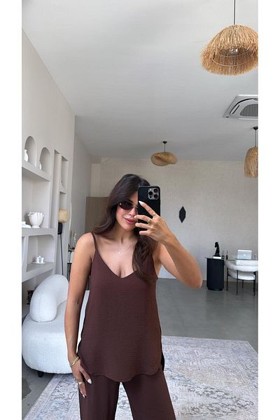 Buket Teke Basic Tiril Set with Brown Rope Strap
