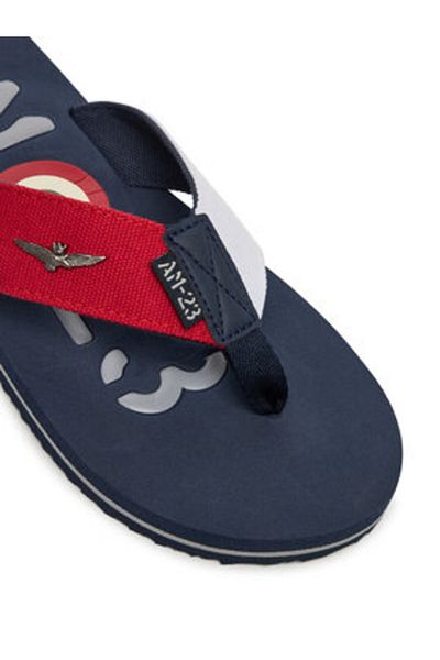Aeronautica Militare Flip-flops bărbați multicolor AERONAUTICA MILITARE-251SC310CT3594 08184 MARIN BLUE