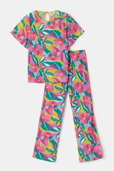 Woody Women's Pajamas-Obz - 980-Semender Themed Striped White