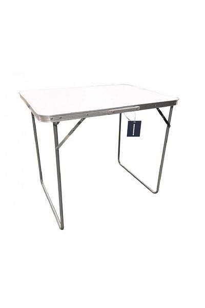 Heinner Masă pliabilă de camping, greutate 3,6 kg, dimensiuni 80x60x70 cm, metal cu MDF, multicoloră