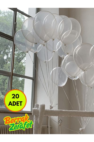 Mielibon Clear Balloon Set – 11 Inch Clear Latex Party Balloons |   Wedding, Baby Shower, Decor
