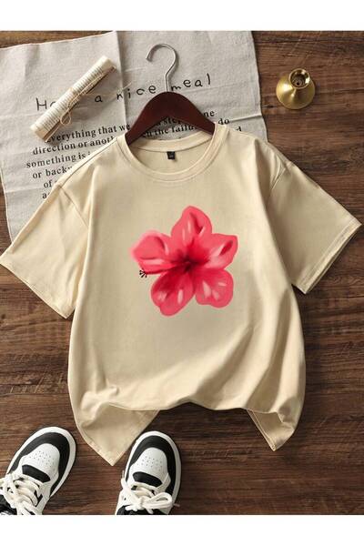 GLOWES Μπλουζάκι για κορίτσι με στάμπα Lotus