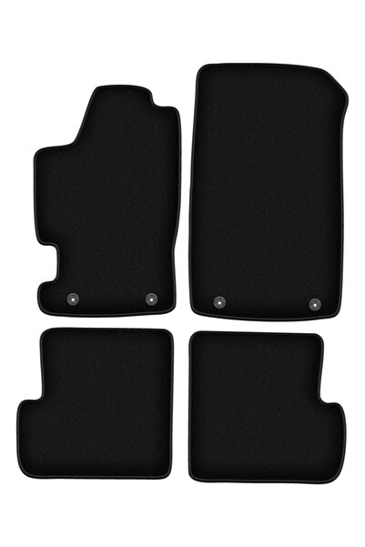 shumee Covorașe BASIC negre din velur pentru: Renault Laguna I break, liftbac...