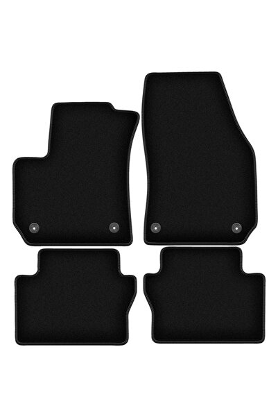 shumee Covorașe BASIC negre din velur pentru: Opel Zafira B monovolum (2005-2...