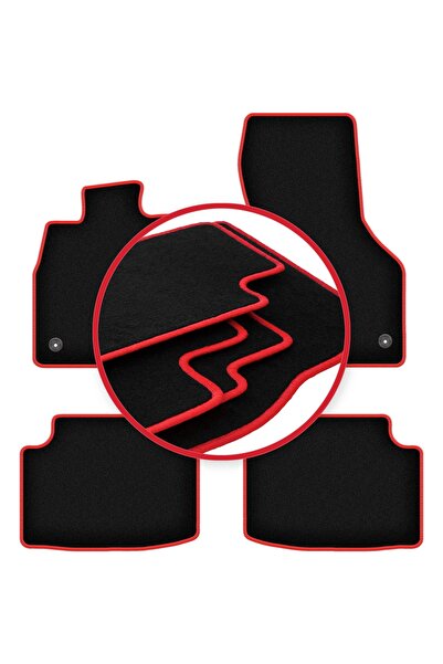 shumee Covorașe auto CARLUX-RED pentru: Volkswagen Tiguan II crossover (2015-)