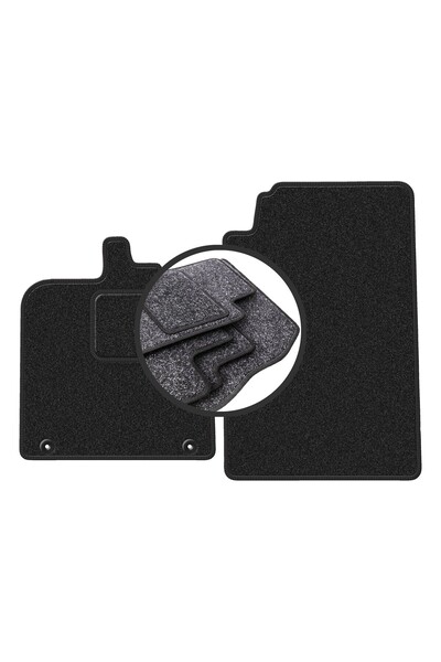 shumee Covorașe auto ANTHRA pentru: Smart ForTwo II hatchback (2007-2014)