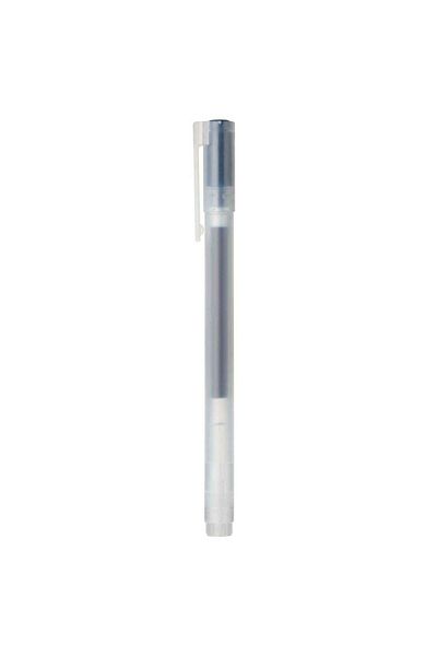 Muji Gel Ink Cap Type Ballpoint Pen, 0.5 mm, Dark Blue