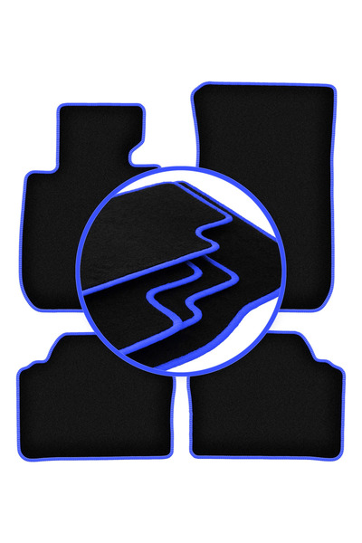 shumee Covorașe auto CARLUX-BLUE pentru: BMW 3 E90 sedan (2004-2011)