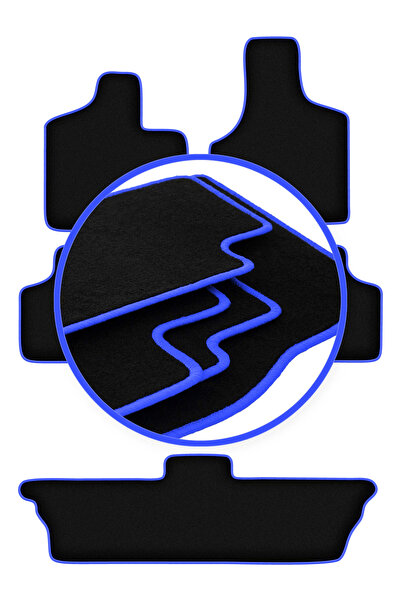 shumee Covorașe auto CARLUX-BLUE pentru: Dodge Caravan / Grand Caravan III 7 ...