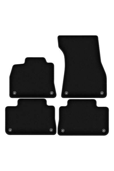 shumee Covorașe BASIC negre din velur pentru: Audi e-Tron SUV (2018-)