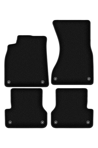 shumee Covorașe BASIC negre din velur pentru: Audi A6 C7 sedan, break, avant ...