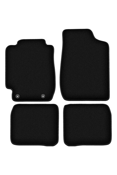 shumee Covorașe BASIC negre din velur pentru: Toyota Corolla E10 hatchback, b...