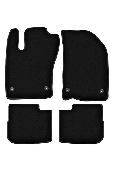 shumee Covorașe BASIC negre din velur pentru: Fiat Tipo II sedan (2015-)