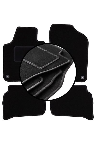 shumee Set complet de covorașe velur pentru: Seat Ibiza IV 6J hatchback, ST, break (2008-2017)