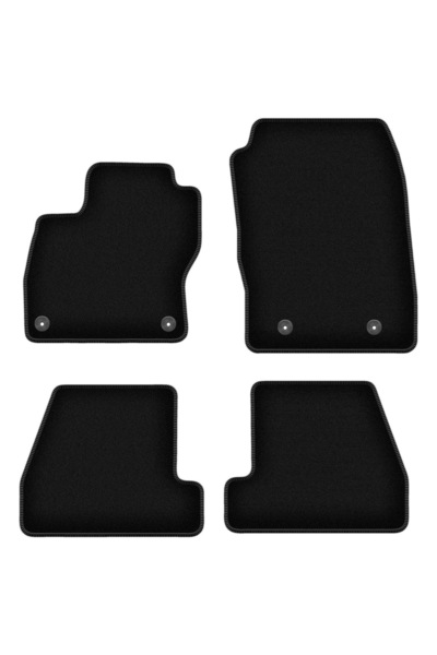 shumee Covorașe BASIC negre din velur pentru: Ford Focus MK3 FL sedan, break,...