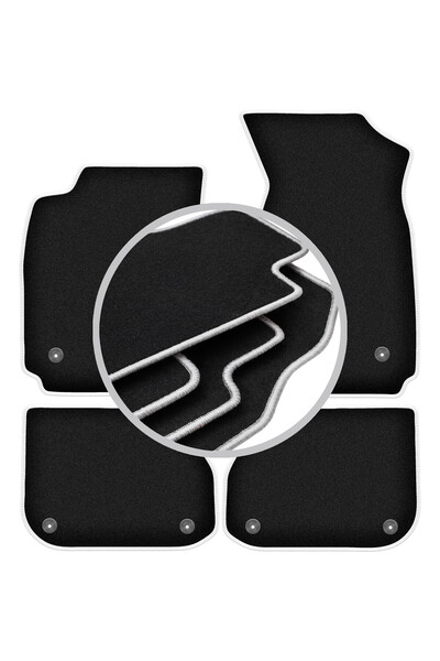 shumee Covorașe auto CARLUX-SILVER pentru: Audi A4 B5 FL sedan, break, avant (1999-2001)