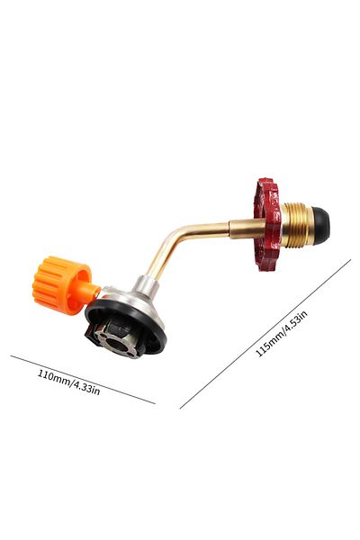 Choice B Outdoor Gas Tank Inflation Valve Cylinder Gas Inflate Camping Butane Gas Refillable Adapter Cylin.