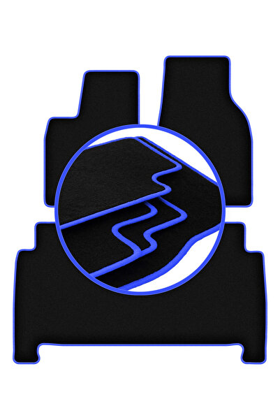 shumee Covorașe auto CARLUX-BLUE pentru: Tesla Model X SUV (2016-)