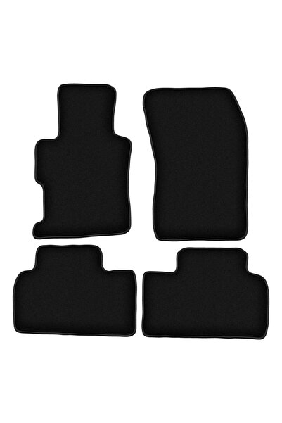 shumee Covorașe BASIC negre din velur pentru: Honda Civic IX sedan (2011-2016)
