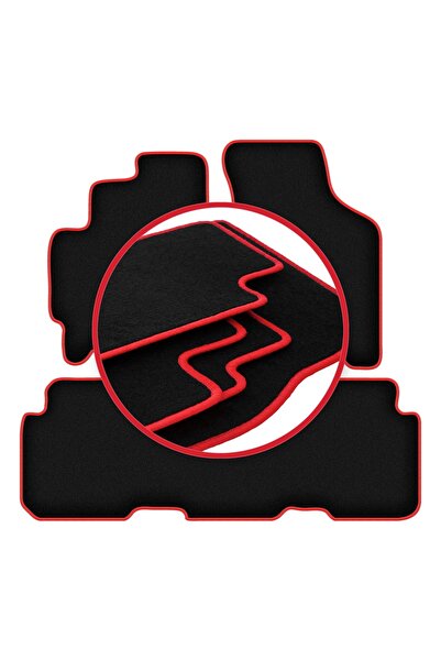 shumee Covorașe auto CARLUX-RED pentru: Kia Carens I monovolum (1999-2006)