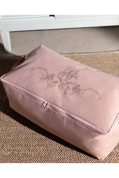M.C Coco Flower Pattern Printed Τσάντα 52x28x21 cm - Πούδρα
